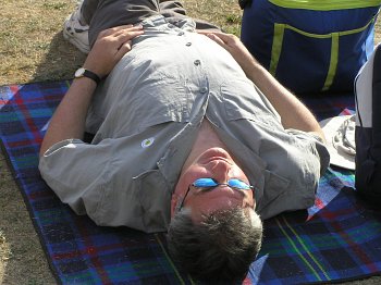 Soaking up the sun