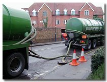 Pumping sewers in Railway Street