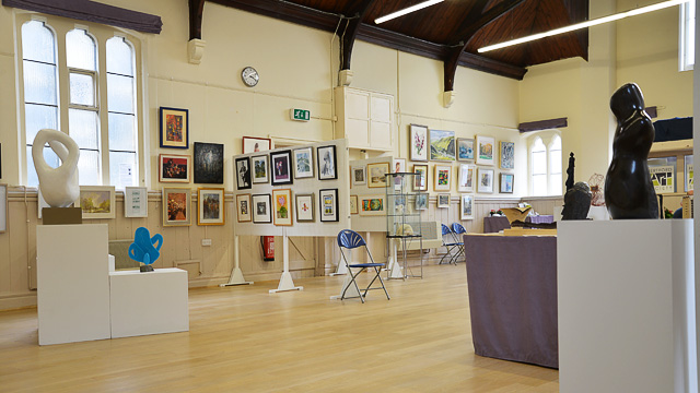 Photo of art exhibition