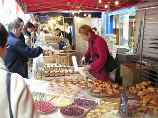 Continental market in Fore Street