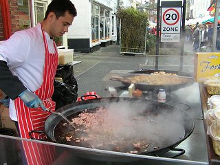 Continental market in Fore Street