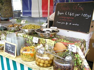 Continental market in Fore Street