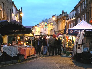 Continental market in Fore Street