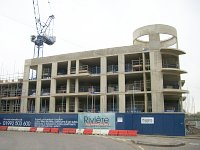 Under construction: Riviere in Mill Road Photo of building under construction