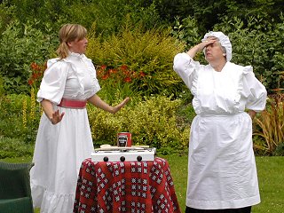 The lighthousekeeper's wife brings terrible news
