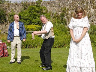 Andy Kirtley, Godfrey Marriot and Katerina Ayres in The Drunkard's Dilemma