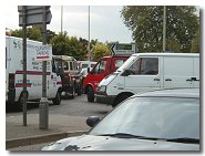 Congestion at the Mill Road roundbout