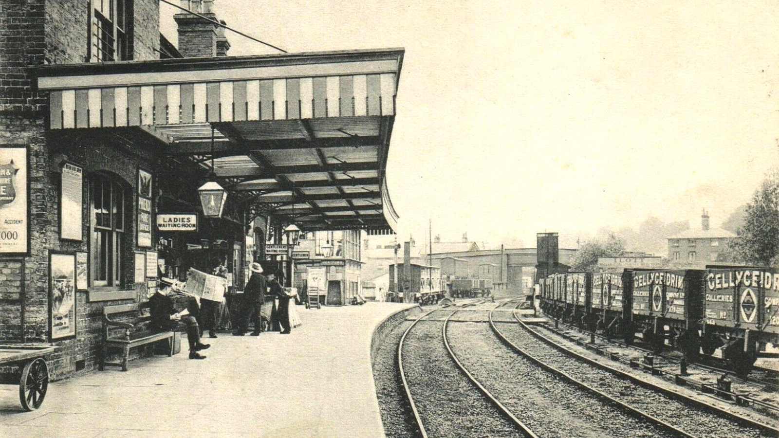 Old photo of Cowbridge station