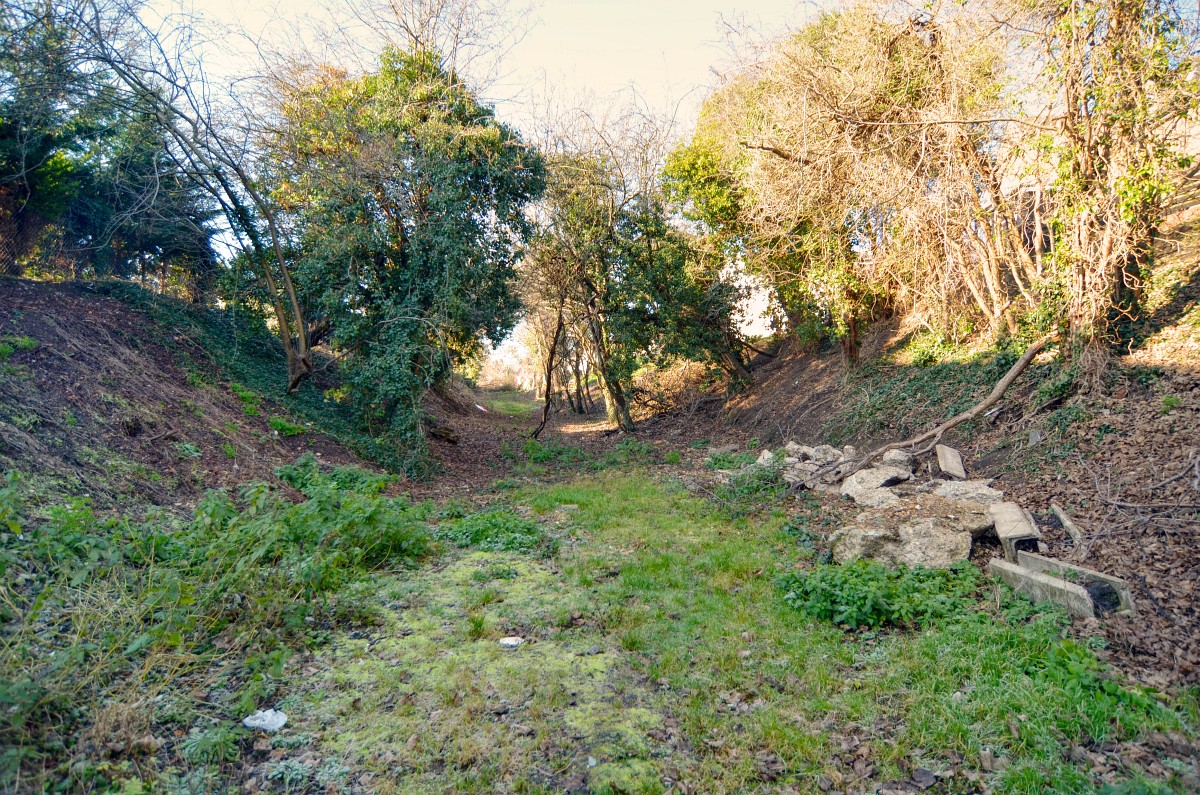 Photo of the track bed in Lower Bengeo