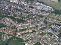 Ware Road from the air