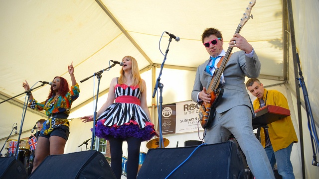 Photo of artists performing at last year's Rock At The Castle